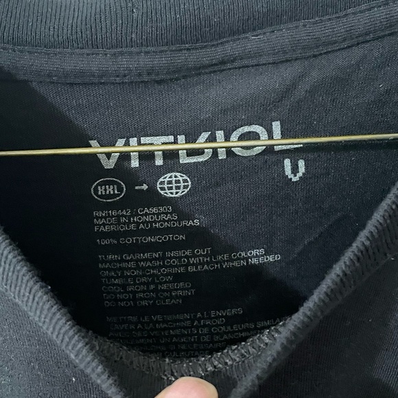Vitriol Beyond Eternity Shirt XXL Excellent Condition Cool Graphics On Back - Picture 3 of 3